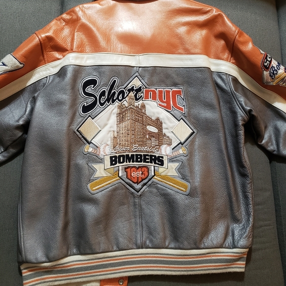 Schott NYC Lower Eastside Bombers Leather Jacket - Picture 1 of 11